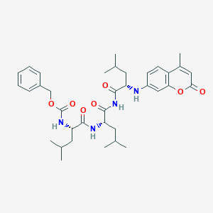molecular formula C36H48N4O7 B141861 苄氧羰基亮氨酰-亮氨酰-亮氨酰-4-甲基香豆酰-7-酰胺 CAS No. 152015-61-7