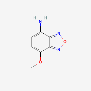 molecular formula C7H7N3O2 B1418622 7-Methoxy-2,1,3-benzoxadiazol-4-amine CAS No. 21036-51-1