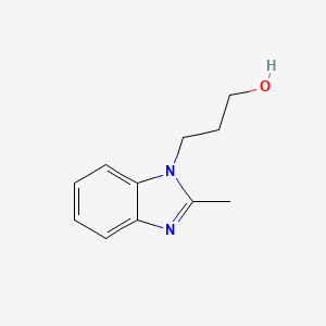 molecular formula C11H14N2O B1418627 3-(2-methyl-1H-1,3-benzodiazol-1-yl)propan-1-ol CAS No. 577994-95-7