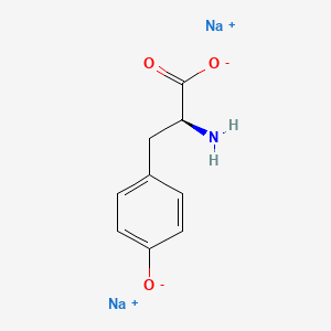 molecular formula C9H9NNa2O3 B1418645 L-酪氨酸二钠盐 CAS No. 69847-45-6