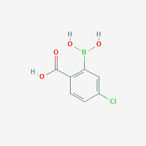 molecular formula C7H6BClO4 B1418660 2-Borono-4-chlorobenzoic acid CAS No. 874290-67-2