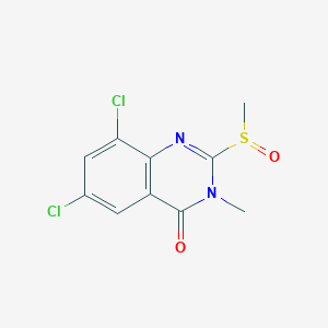 6,8-dichloro-3-methyl-2-(methylsulfinyl)quinazolin-4(3H)-one