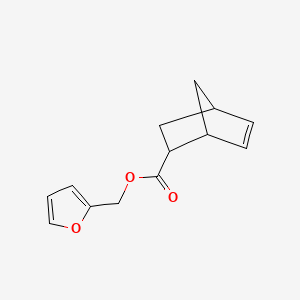 molecular formula C13H14O3 B1418680 Furan-2-ylmethyl bicyclo[2.2.1]hept-5-ene-2-carboxylate CAS No. 684282-41-5