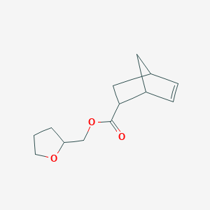 molecular formula C13H18O3 B1418681 (Tetrahydrofuran-2-yl)methyl bicyclo[2.2.1]hept-5-ene-2-carboxylate CAS No. 64028-63-3