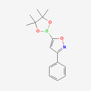 3-Phenyl-5-(4,4,5,5-tetramethyl-1,3,2-dioxaborolan-2-yl)isoxazole