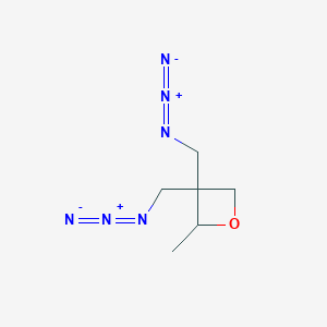 molecular formula C6H10N6O B14186976 3,3-Bis(azidomethyl)-2-methyloxetane CAS No. 850532-36-4