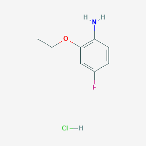 molecular formula C8H11ClFNO B1418702 2-Ethoxy-4-fluoroaniline hydrochloride CAS No. 850568-36-4