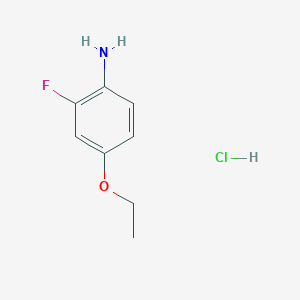 molecular formula C8H11ClFNO B1418703 4-Ethoxy-2-fluoroaniline hydrochloride CAS No. 380430-46-6