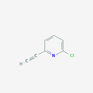 molecular formula C7H4ClN B1418711 2-Chloro-6-ethynylpyridine CAS No. 914950-09-7