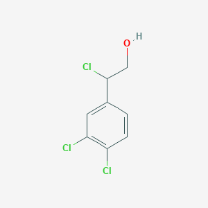 molecular formula C8H7Cl3O B1418712 2-Chloro-2-(3,4-dichloro-phenyl)-ethanol CAS No. 886365-89-5