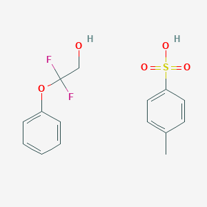 molecular formula C15H16F2O5S B14187158 2,2-Difluoro-2-phenoxyethanol;4-methylbenzenesulfonic acid CAS No. 846044-20-0