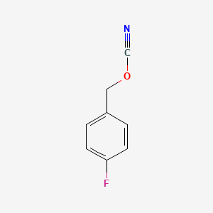 molecular formula C8H6FNO B14187258 (4-Fluorophenyl)methyl cyanate CAS No. 920033-68-7