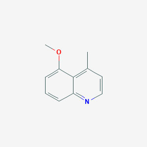 molecular formula C11H11NO B1418731 5-Methoxy-4-methylquinoline CAS No. 144147-05-7
