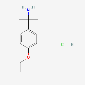 [1-(4-Ethoxyphenyl)-1-methylethyl]amine hydrochloride