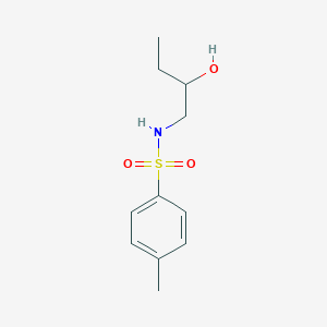 molecular formula C11H17NO3S B14187384 N-(2-hydroxybutyl)-4-methylbenzenesulfonamide CAS No. 918954-47-9