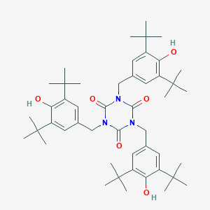molecular formula C48H69N3O6 B141874 1,3,5-Tris(3,5-di-tert-butyl-4-hydroxybenzyl)-1,3,5-triazinane-2,4,6-trione CAS No. 27676-62-6