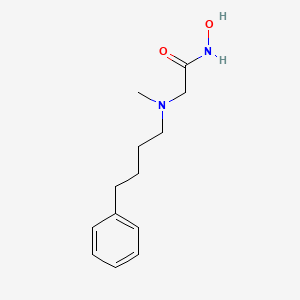 molecular formula C13H20N2O2 B14187457 N-Hydroxy-N~2~-methyl-N~2~-(4-phenylbutyl)glycinamide CAS No. 919996-34-2