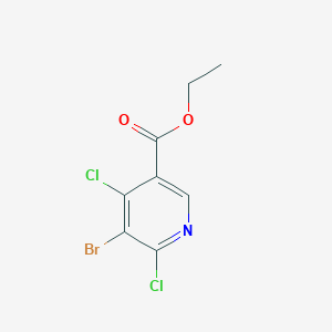 B1418748 Ethyl 5-bromo-4,6-dichloronicotinate CAS No. 1192263-86-7