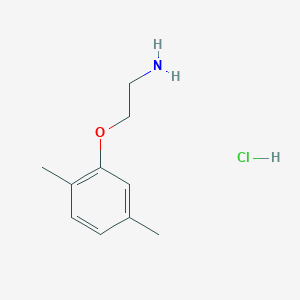 molecular formula C10H16ClNO B1418757 [2-(2,5-Dimethylphenoxy)ethyl]amine hydrochloride CAS No. 908597-00-2
