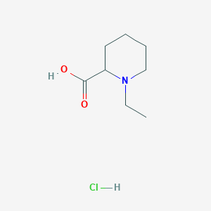 molecular formula C8H16ClNO2 B1418765 1-Ethylpiperidine-2-carboxylic acid hydrochloride CAS No. 49538-43-4