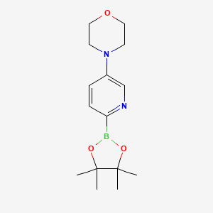 4-(6-(4,4,5,5-Tetramethyl-1,3,2-dioxaborolan-2-yl)pyridin-3-yl)morpholine