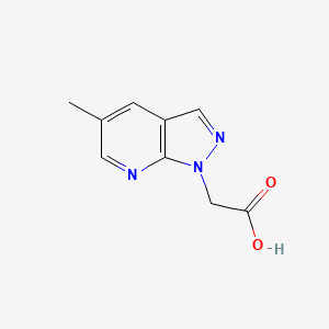 (5-methyl-1H-pyrazolo[3,4-b]pyridin-1-yl)acetic acid