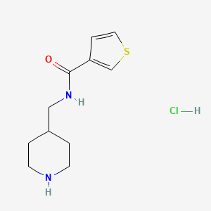 N-(Piperidin-4-ylmethyl)thiophene-3-carboxamide hydrochloride