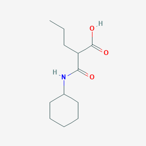 molecular formula C12H21NO3 B14187938 2-(Cyclohexylcarbamoyl)pentanoic acid CAS No. 917614-27-8