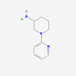 molecular formula C10H15N3 B1418794 1-(Pyridin-2-yl)piperidin-3-amine CAS No. 1185538-19-5