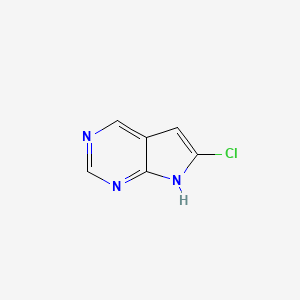 molecular formula C6H4ClN3 B1418797 6-Chloro-7H-pyrrolo[2,3-D]pyrimidine CAS No. 90994-17-5