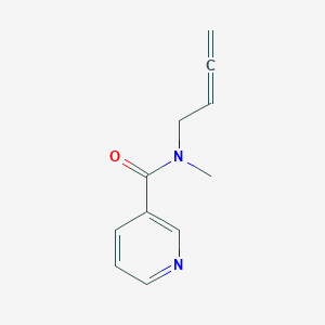 molecular formula C11H12N2O B14187979 N-(Buta-2,3-dien-1-yl)-N-methylpyridine-3-carboxamide CAS No. 923587-34-2