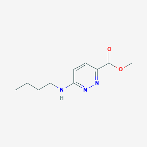 molecular formula C10H15N3O2 B141880 Methyl 6-(butylamino)pyridazine-3-carboxylate CAS No. 142054-67-9