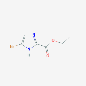 molecular formula C6H7BrN2O2 B1418800 Ethyl 5-bromo-1H-imidazole-2-carboxylate CAS No. 944900-49-6