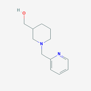 molecular formula C12H18N2O B1418807 (1-Pyridin-2-ylmethyl-piperidin-3-yl)-methanol CAS No. 939986-40-0