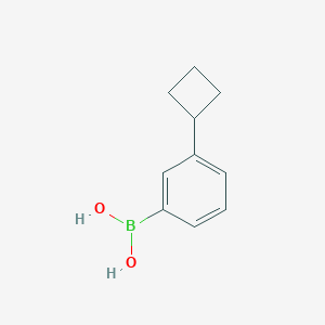 molecular formula C10H13BO2 B1418814 (3-环丁基苯基)硼酸 CAS No. 1381885-38-6