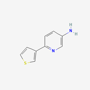 molecular formula C9H8N2S B1418817 6-(Thiophen-3-yl)pyridin-3-amine CAS No. 1159815-63-0
