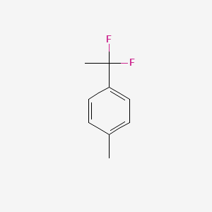 molecular formula C9H10F2 B1418828 1-(1,1-Difluoroethyl)-4-methylbenzene CAS No. 1204295-65-7