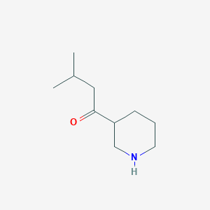 3-Methyl-1-piperidin-3-ylbutan-1-one