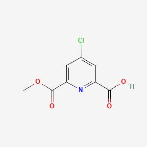 4-Chloro-6-(methoxycarbonyl)picolinic acid