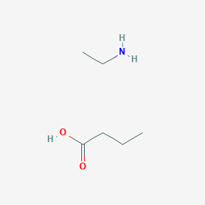 molecular formula C6H15NO2 B14188387 Butanoic acid--ethanamine (1/1) CAS No. 914801-88-0