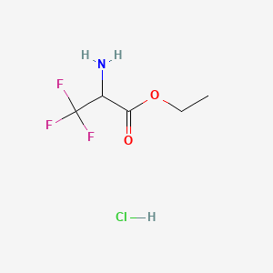 Ethyl 2-amino-3,3,3-trifluoropropanoate hydrochloride