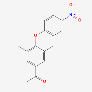 1-[3,5-Dimethyl-4-(4-nitrophenoxy)phenyl]ethanone