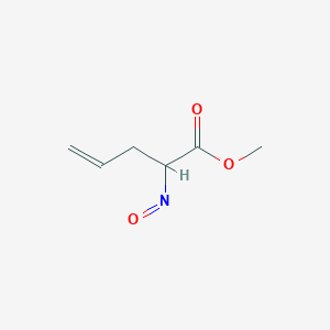 molecular formula C6H9NO3 B14188494 Methyl 2-nitrosopent-4-enoate CAS No. 919763-65-8