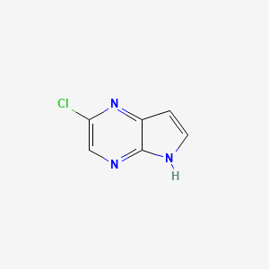 molecular formula C6H4ClN3 B1418850 2-Chloro-5H-pyrrolo[2,3-B]pyrazine CAS No. 889447-19-2