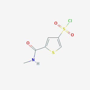 5-(Methylcarbamoyl)thiophene-3-sulfonyl chloride