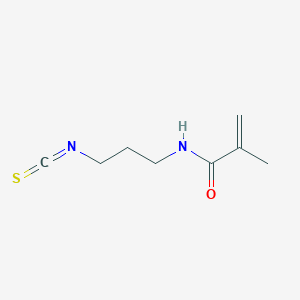molecular formula C8H12N2OS B14188787 N-(3-Isothiocyanatopropyl)-2-methylprop-2-enamide CAS No. 849150-17-0