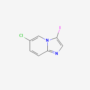 molecular formula C7H4ClIN2 B1418892 6-Chloro-3-iodoimidazo[1,2-a]pyridine CAS No. 885275-59-2