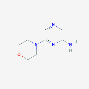 molecular formula C8H12N4O B1418893 6-(4-Morpholinyl)pyrazinamine CAS No. 717847-03-5