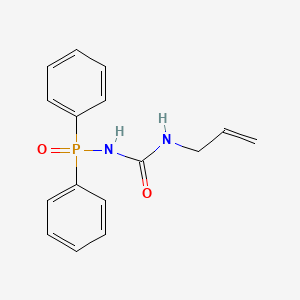 molecular formula C16H17N2O2P B14189146 P,P-Diphenyl-N-[(prop-2-en-1-yl)carbamoyl]phosphinic amide CAS No. 922712-20-7