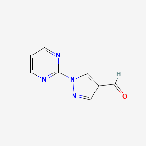1-(pyrimidin-2-yl)-1H-pyrazole-4-carbaldehyde